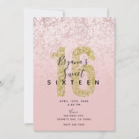 Rosa Blush Rose Gold Glitzer Marmorglasur Süß 16