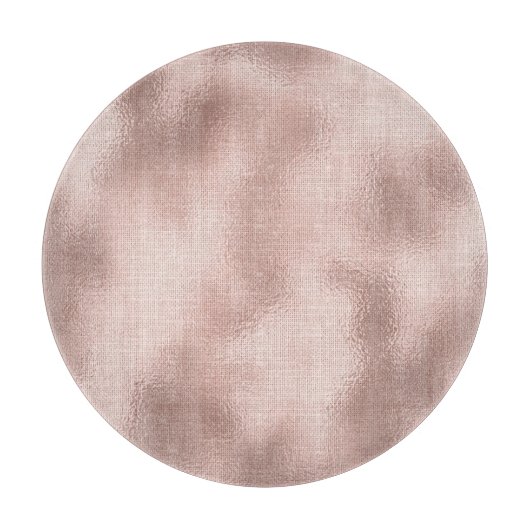 Rosa Blush Rose Goldene Glam Sparkasse Schneidebrett (Vorderseite)