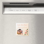 Rosa Blush Rose Hochzeitsmagnet Magnet (In Situ (Geschirrspüler))
