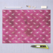 Rosa Blush Wasserfarben Libellen Seidenpapier (Handwerk)