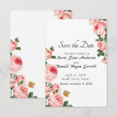 Rosa Blushing Save The Date (Vorne/Hinten)