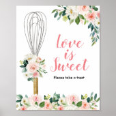 Rosa Blüte Bald, um von der Liebe flüstert zu werd Poster (Vorne)