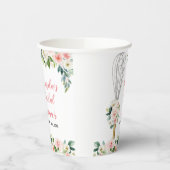 Rosa Blüte bald weg vom Brautparty Pappbecher (Links)