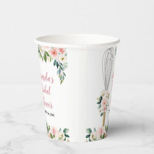 Rosa Blüte bald weg vom Brautparty Pappbecher (Rechts)