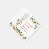 Rosa Blüte bald weg vom Brautparty Serviette (Ecke)