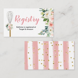 Rosa Blüte bald weg von der Registrierung Begleitkarte