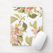 Rosa Blüte Blütensommer Floral Botanica Mousepad (Mit Mouse)