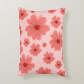 rosa Blüte Dekokissen (Vorderseite(Vertikal))
