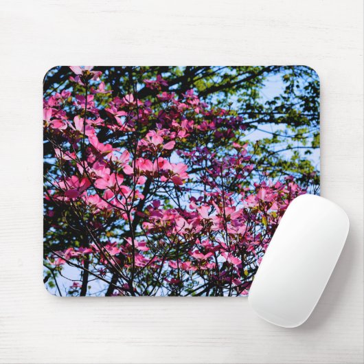 Rosa Blüte Dogwood Mousepad (Mit Mouse)