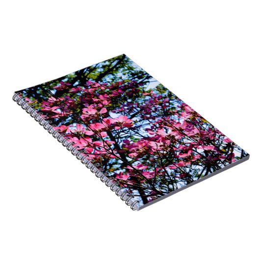 Rosa Blüte Dogwood Notizblock (Rechte Seite)