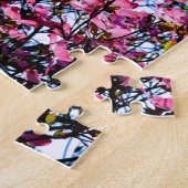 Rosa Blüte Dogwood Puzzle (Seite)