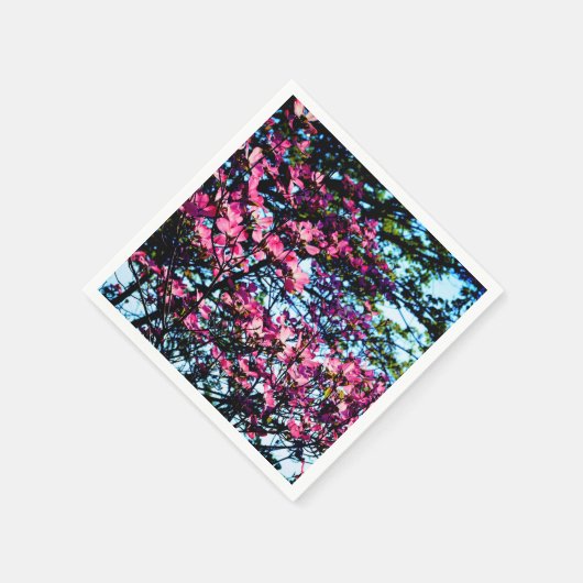 Rosa Blüte Dogwood Serviette (Ecke)