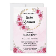 Rosa Blüte Elegant Grüne Wasserfarben, Mädchen