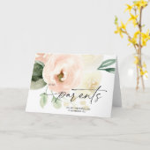 Rosa Blüte für meine Eltern auf meiner Hochzeitska Karte (Gelbe Blume)