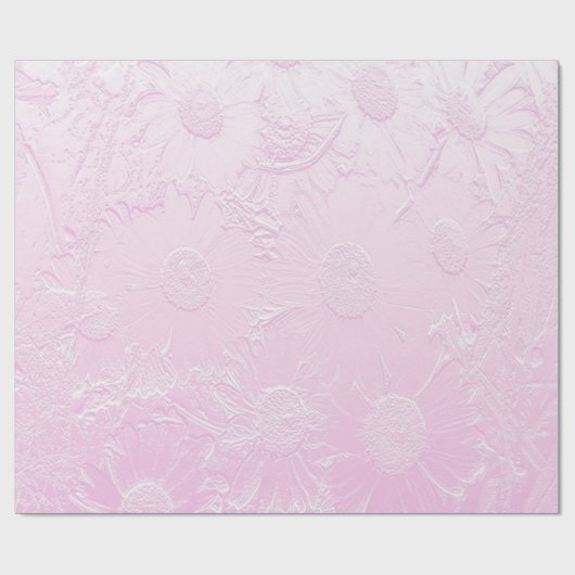 Rosa Blüte Geschenkpapier (Flach)