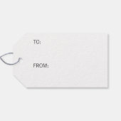 Rosa Blüte Glücklich Geburtstag Aquarell Blume Geschenkanhänger (Rückseite Horizontal)