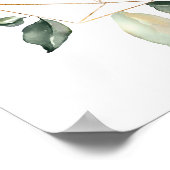 Rosa Blüte, Grün Guess Wie viele Kisses Game Poster (Ecke)