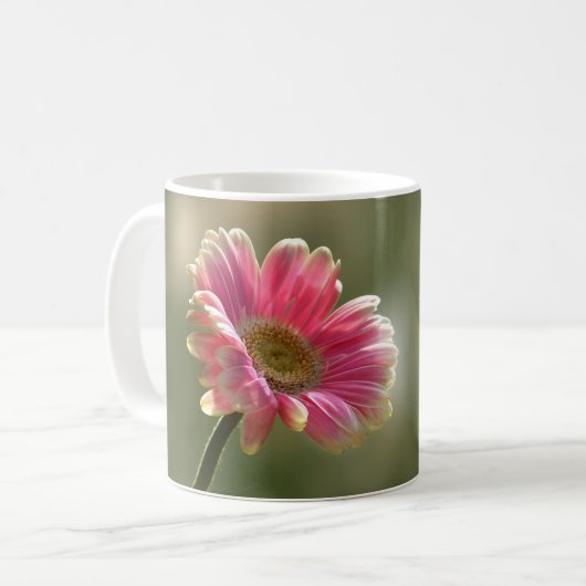 Rosa Blüte Kaffeetasse (Vorderseite Links)