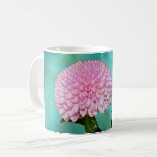 Rosa Blüte Kaffeetasse (Vorderseite Links)