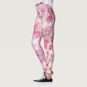Rosa Blüte Leggings (Links)