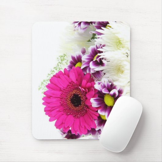 Rosa Blüte Mousepad (Mit Mouse)