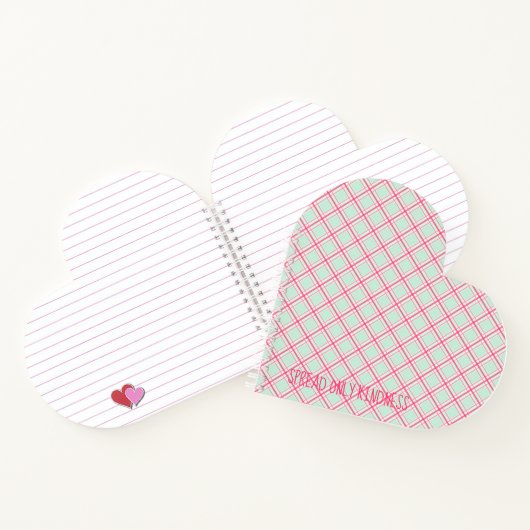 Rosa Blüte Notizblock (Innenseite)