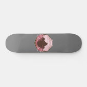 Rosa Blüte Skateboard (Horizontal)