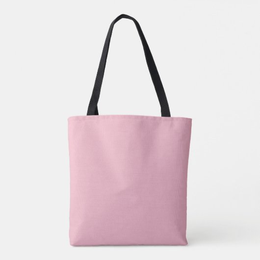 Rosa Blüte Tasche (Rückseite)