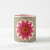 Rosa Blüte Tasse (Zentrum)