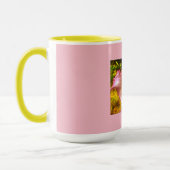 Rosa Blüte Tasse (Links)