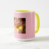 Rosa Blüte Tasse (VorderseiteRechts)