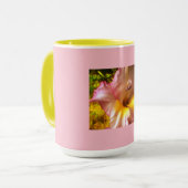 Rosa Blüte Tasse (Vorderseite Links)