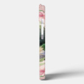 Rosa Blüte und Glitzer Pet Horse Foto Case-Mate iPhone Hülle (Rückseite / Links)