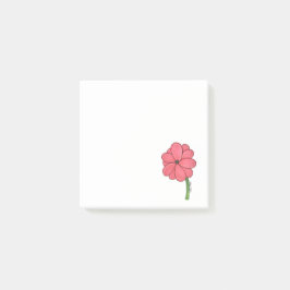 Rosa Blüte Voll Post-it Klebezettel
