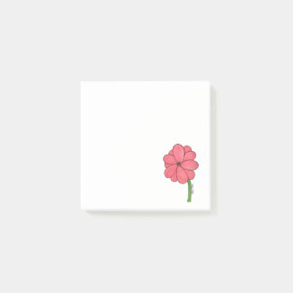 Rosa Blüte Voll Post-it Klebezettel
