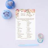 Rosa Blüte Was in Ihrer puristischen Duschspielkar Flyer (Einzeln)