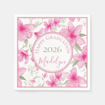Rosa Blüten | Aquarell Azalee | Abschluss