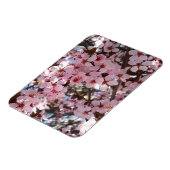 Rosa Blüten auf Zierblumen Magnet (Linke Seite)