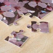 Rosa Blüten auf Zierblumen Puzzle (Seite)