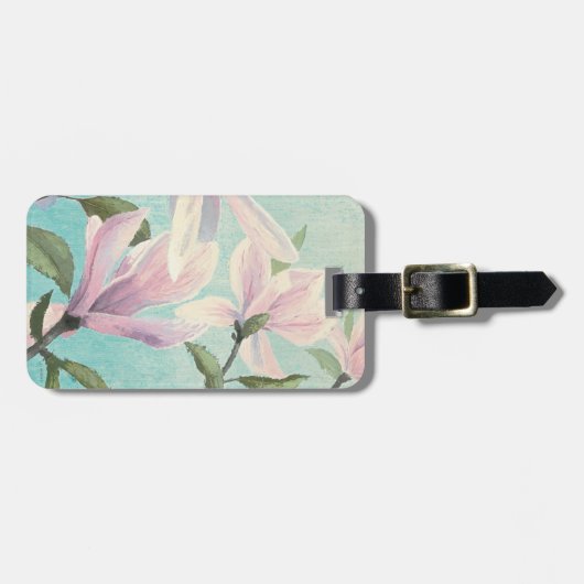 Rosa Blüten aus dem Süden Gepäckanhänger (Vorderseite horizontal)