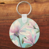 Rosa Blüten aus dem Süden Schlüsselanhänger (Vorderseite)