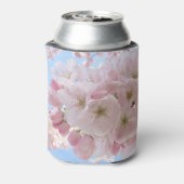 Rosa Blüten blauer Himmel. Dosenkühler (Kanne Rückseite)