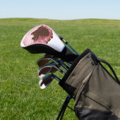 Rosa Blüten-Golfkopfabdeckung Golf Headcover (In SItu)
