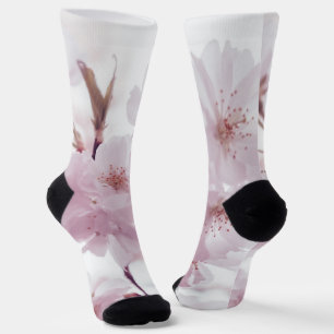 Rosa Blüten hell Socken