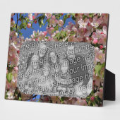 Rosa Blüten kreieren Ihr eigenes Foto Fotoplatte (Seite)