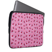 Rosa Blüten, Laptop-Sieb Laptopschutzhülle (Vorne Rechts)