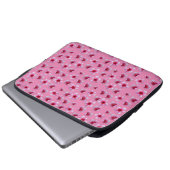 Rosa Blüten, Laptop-Sieb Laptopschutzhülle (Vorne Knopf)