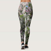 Rosa Blüten Leggings (Rückseite)
