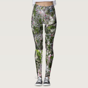 Rosa Blüten Leggings