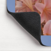 Rosa Blüten Mousepad (Ecke)
